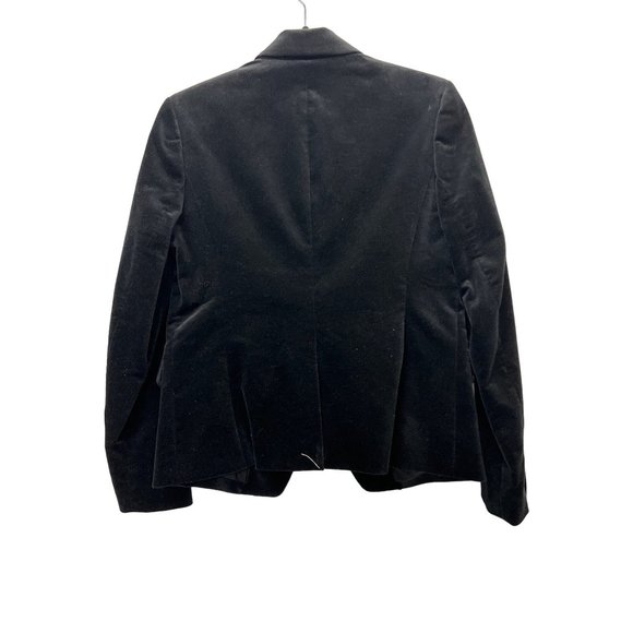 Lands’End Velvet Jacket Black Blazer - Picture 4 of 8